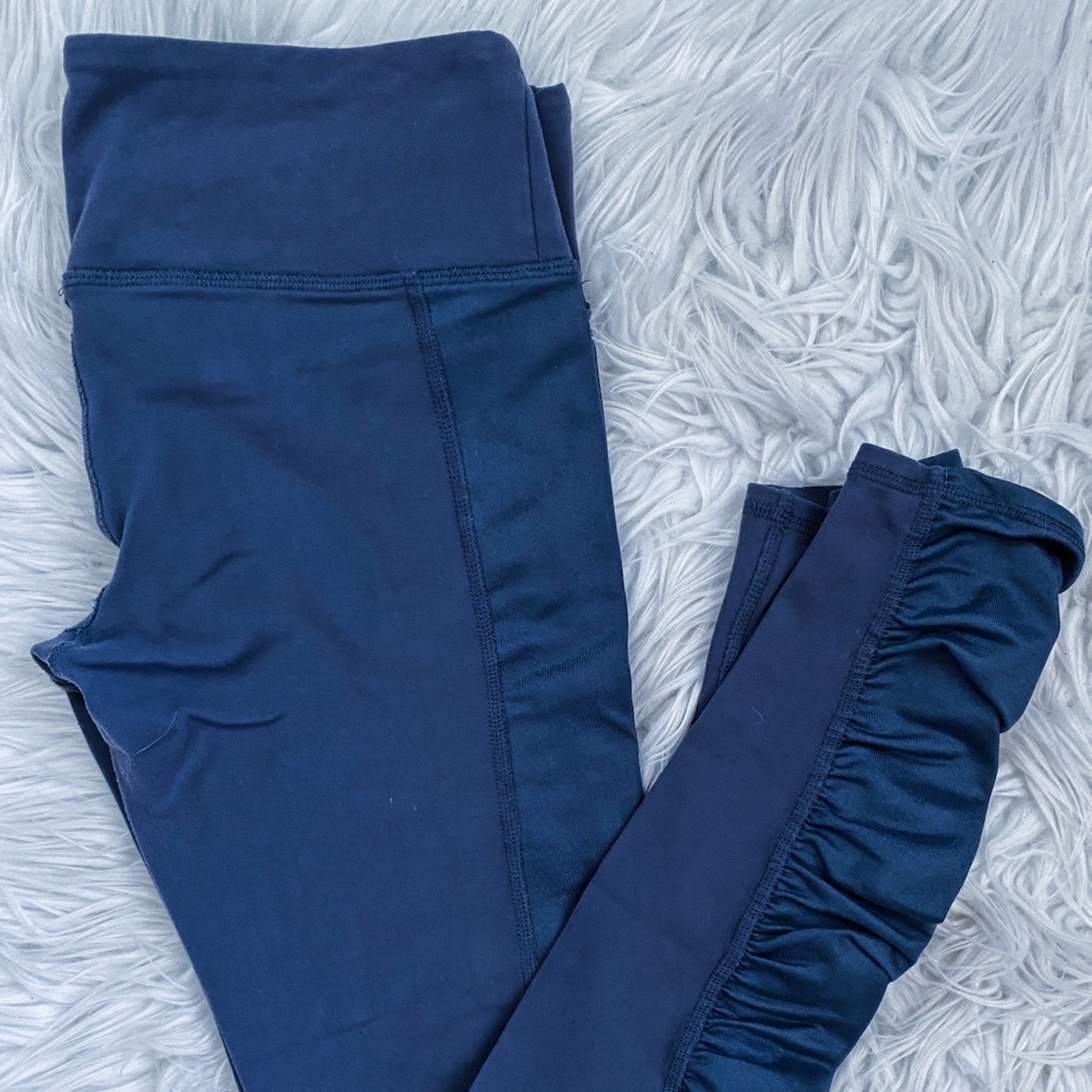 ALO Yoga Gray/Blue Goddess Leggings Size S